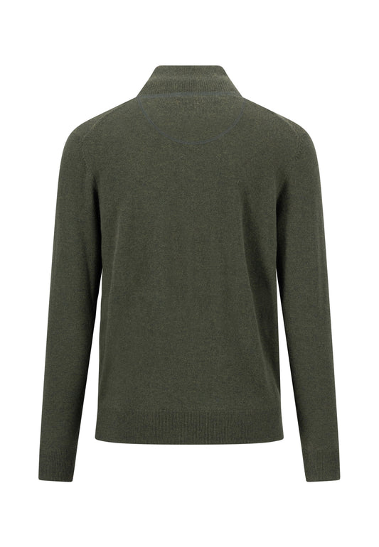 Troyer-Zip, Merino Cashmere cypress Bild 2