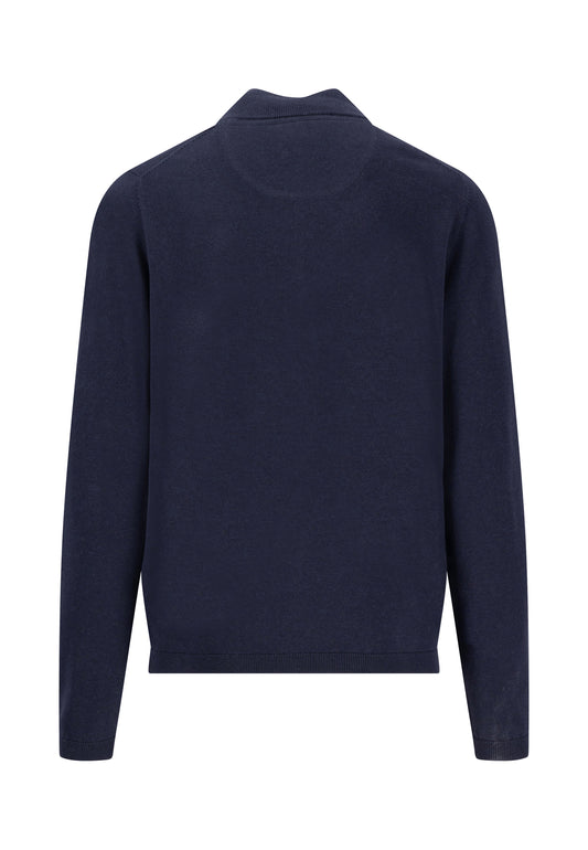 Troyer Zip, small structure navy Bild 2