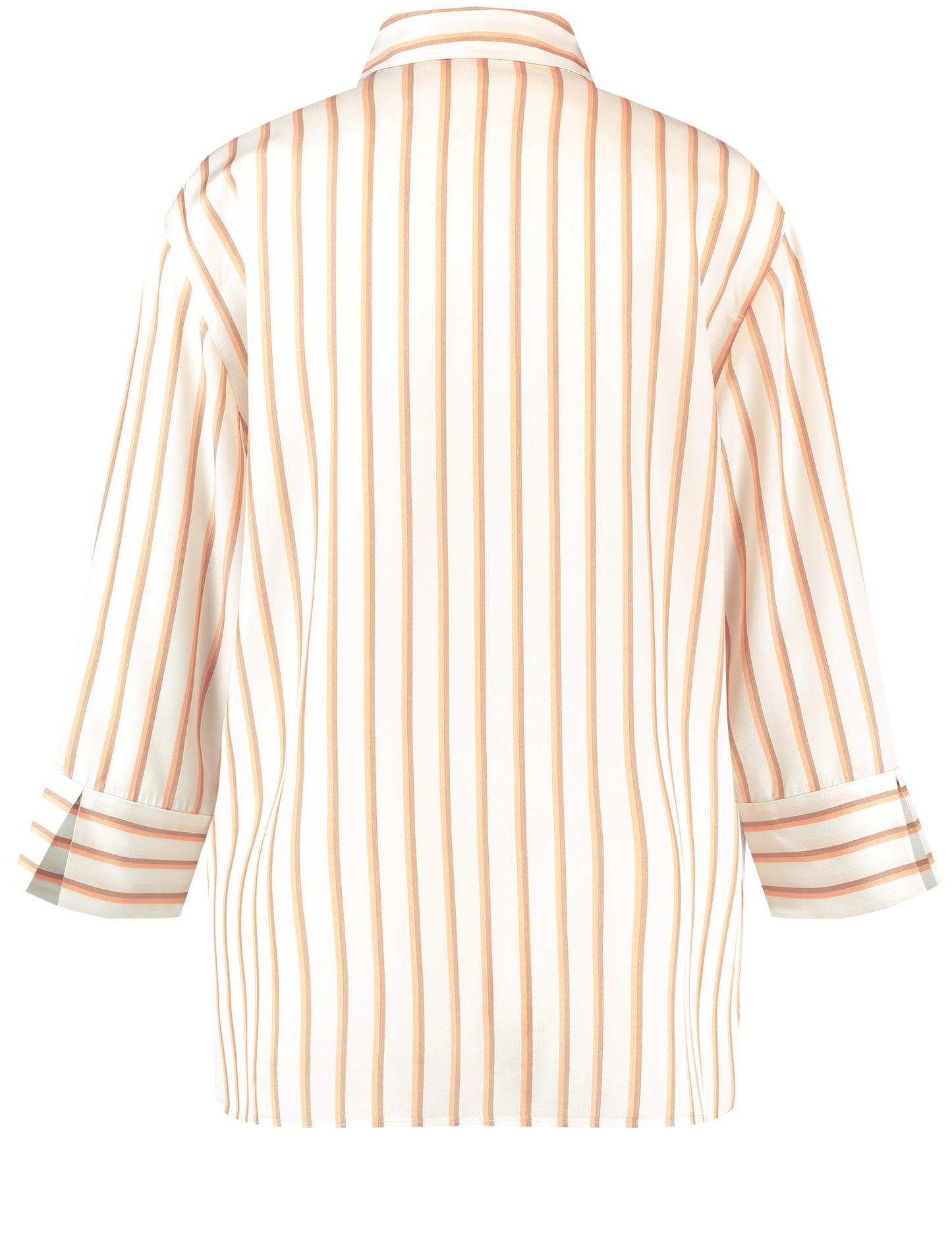 3/4 Arm Bluse mit Cupro WHITE/ORANGE/BLACK PLCM. Bild 2