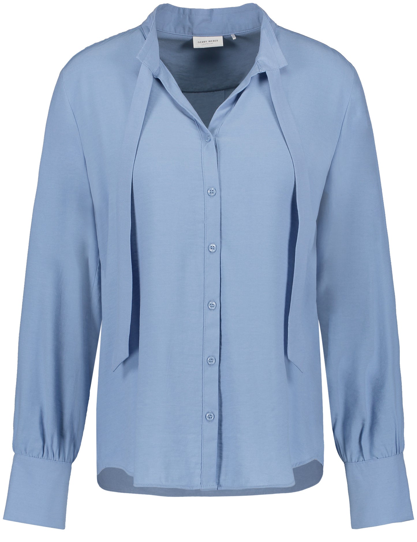Bluse mit Schluppe VIVID BLUE Bild 1