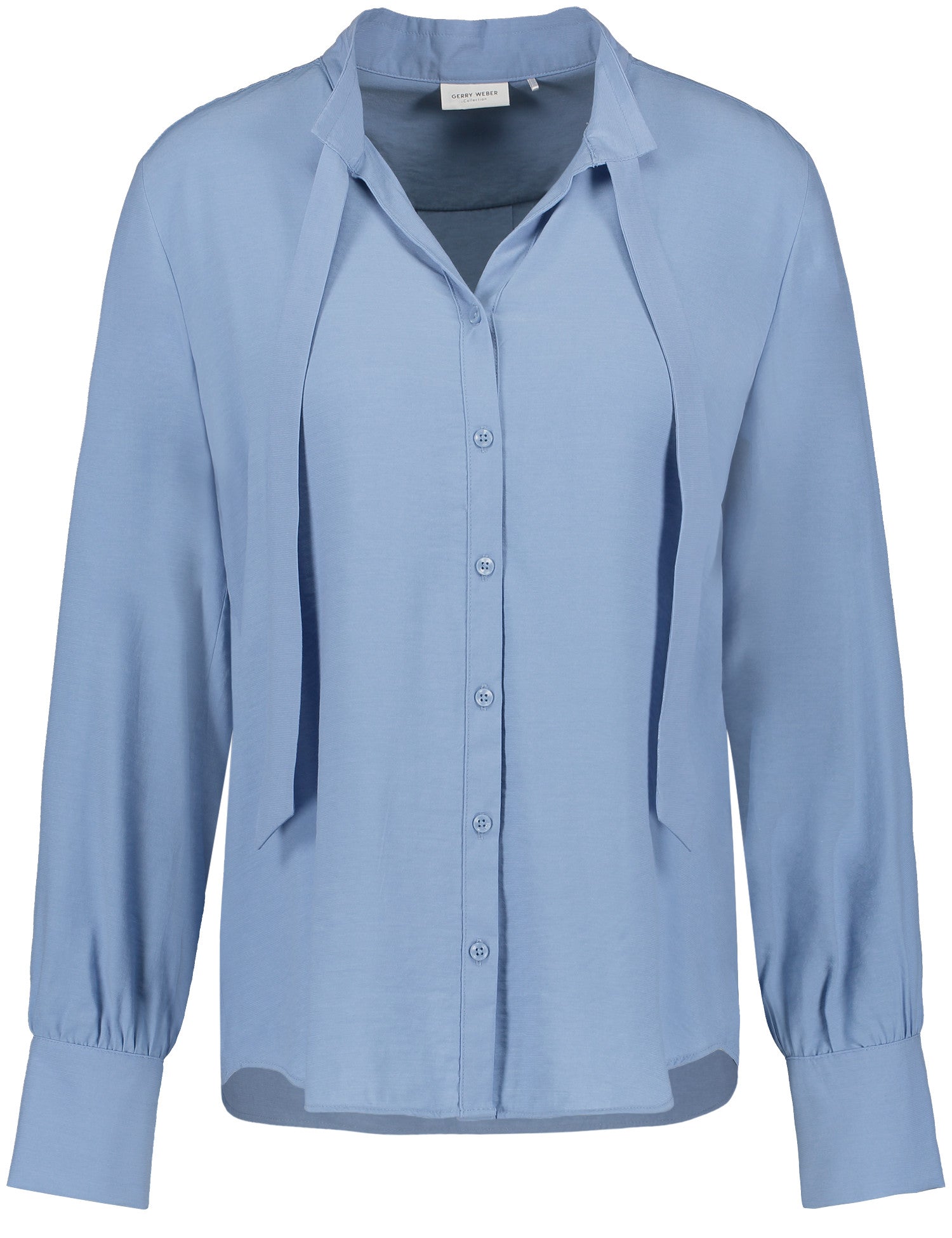 Bluse mit Schluppe VIVID BLUE Bild 1