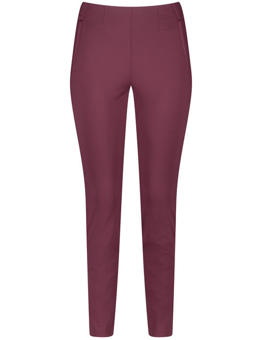 Elegante Stretchhose MERLOT Bild 1
