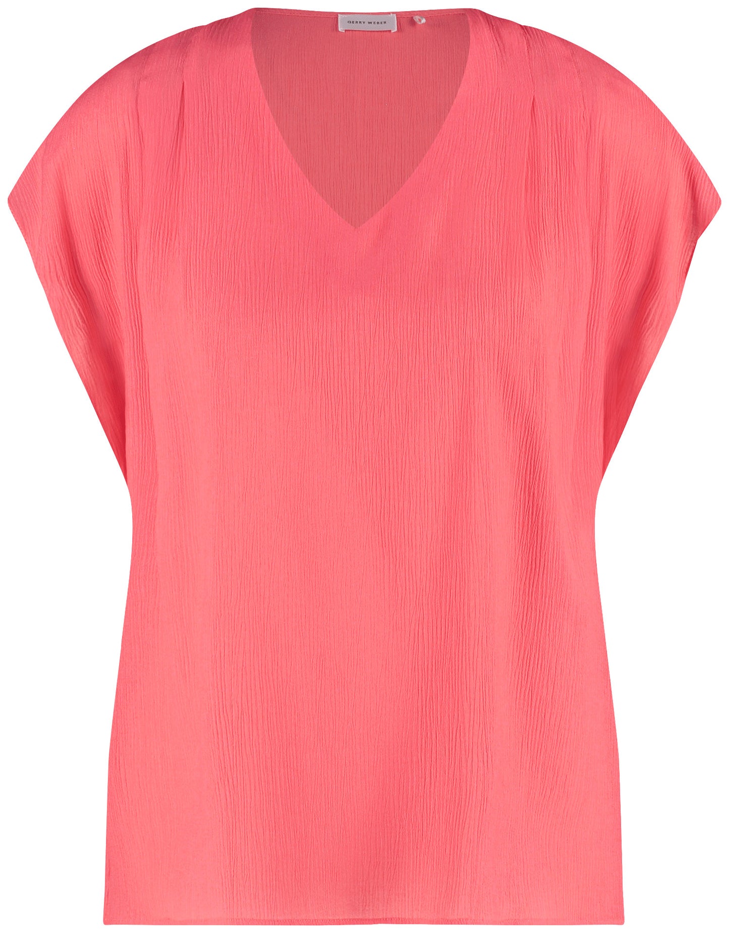 Fließendes Kurzarmshirt mit Crinkle-Effekt ROUGE Bild 1