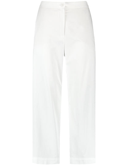 7/8 trousers with elastic waistband