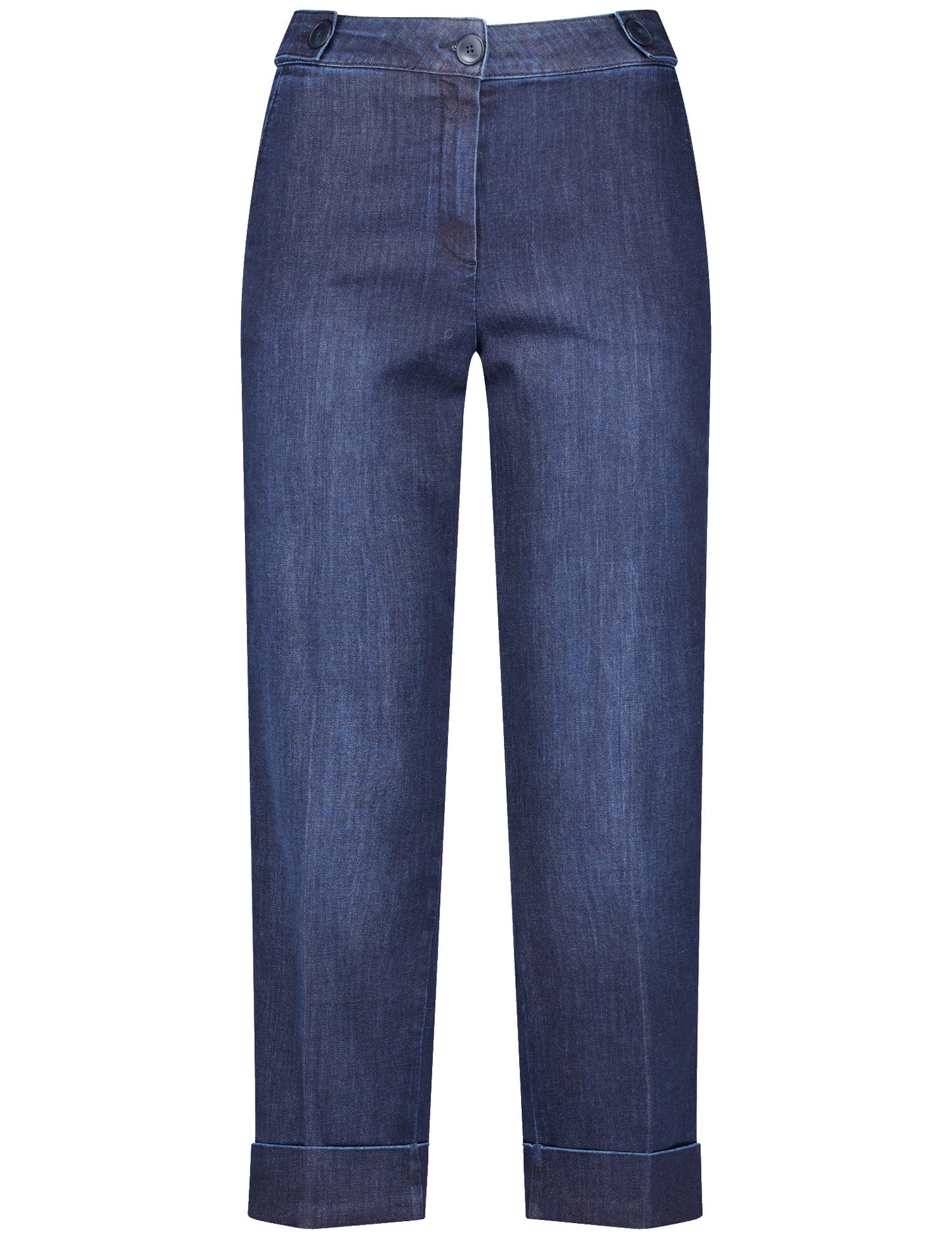 HOSE JEANS VERKUERZT DARK BLUE DENIM Bild 1