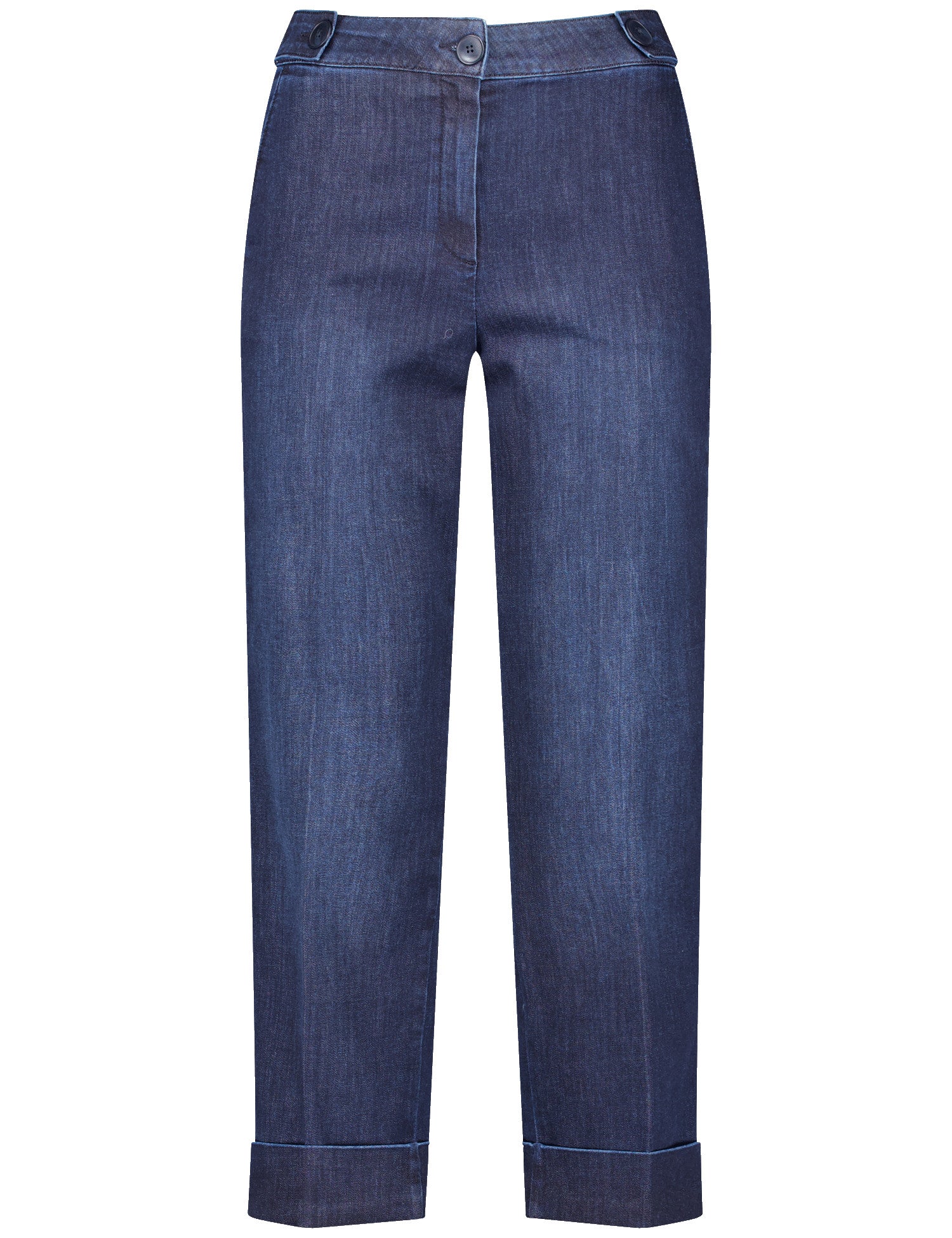 HOSE JEANS VERKUERZT DARK BLUE DENIM Bild 1