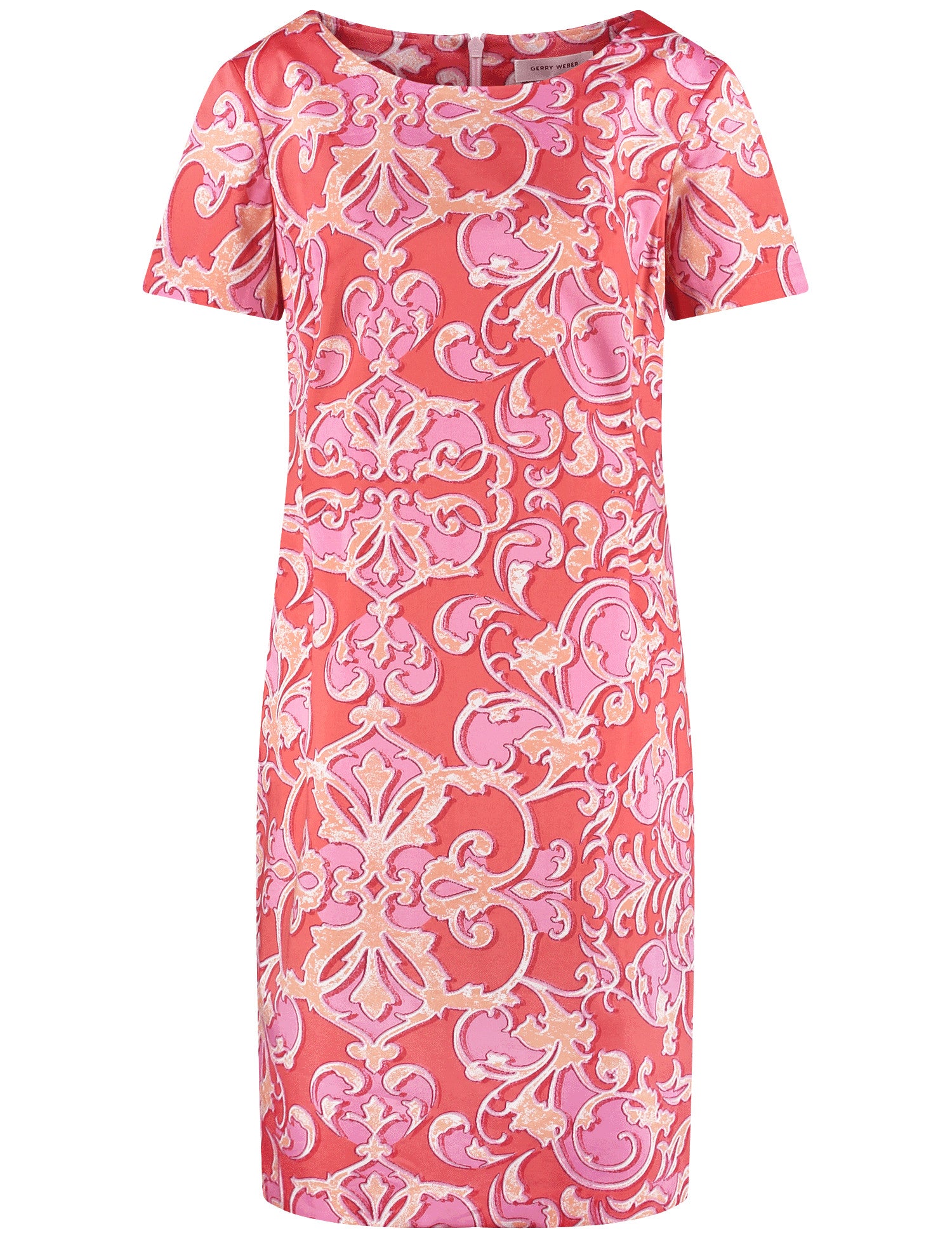 KLEID GEWEBE PINK SUNSET/HAZY ORANGE AOP Bild 1
