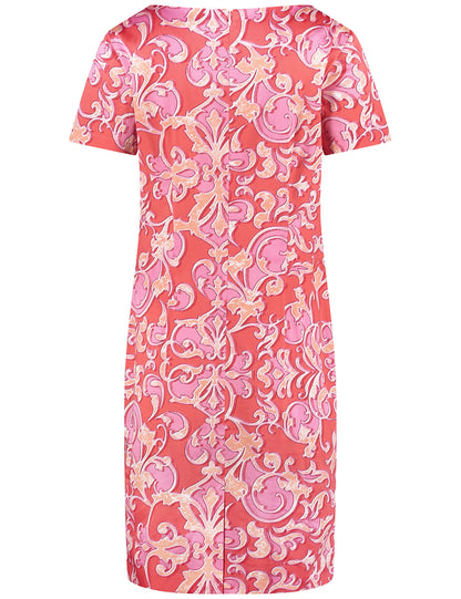 KLEID GEWEBE PINK SUNSET/HAZY ORANGE AOP Bild 2