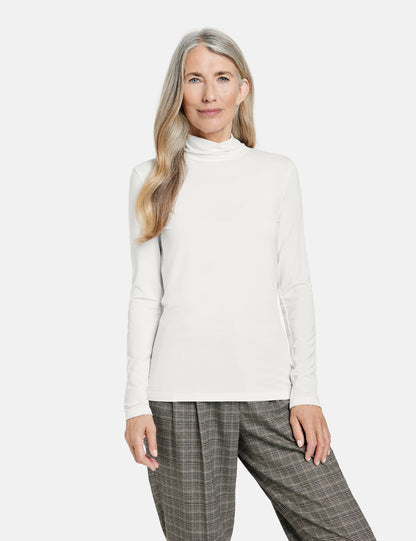 Langarmshirt mit Faltenturtle POWDER Bild 3