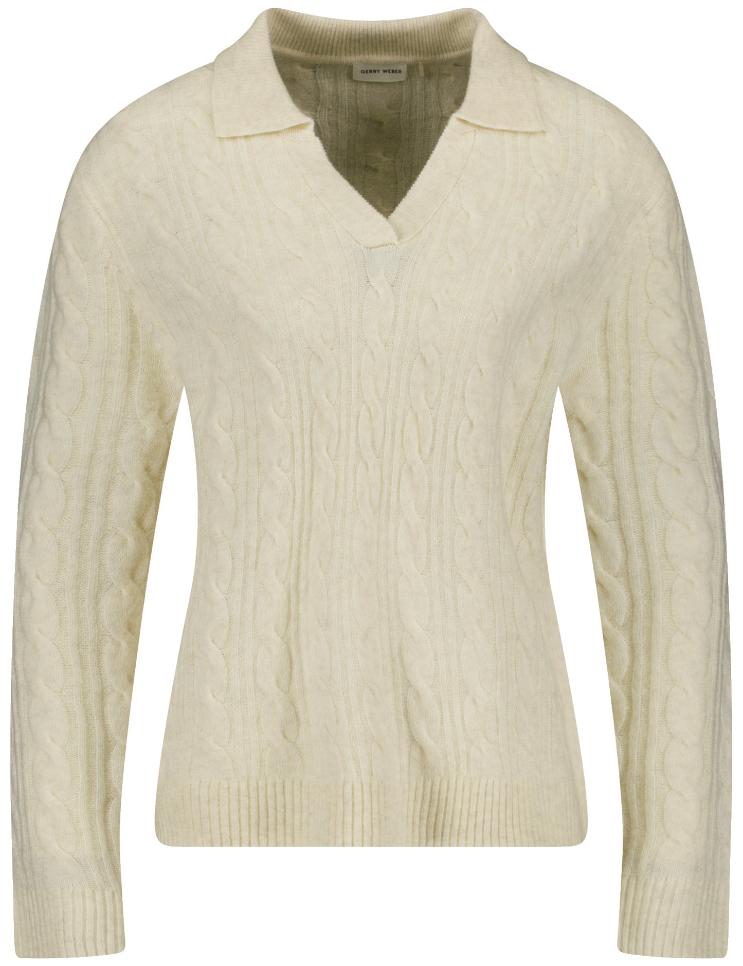 PULLOVER 1/1 ARM ANTIQUE WHITE MELANGE Bild 1