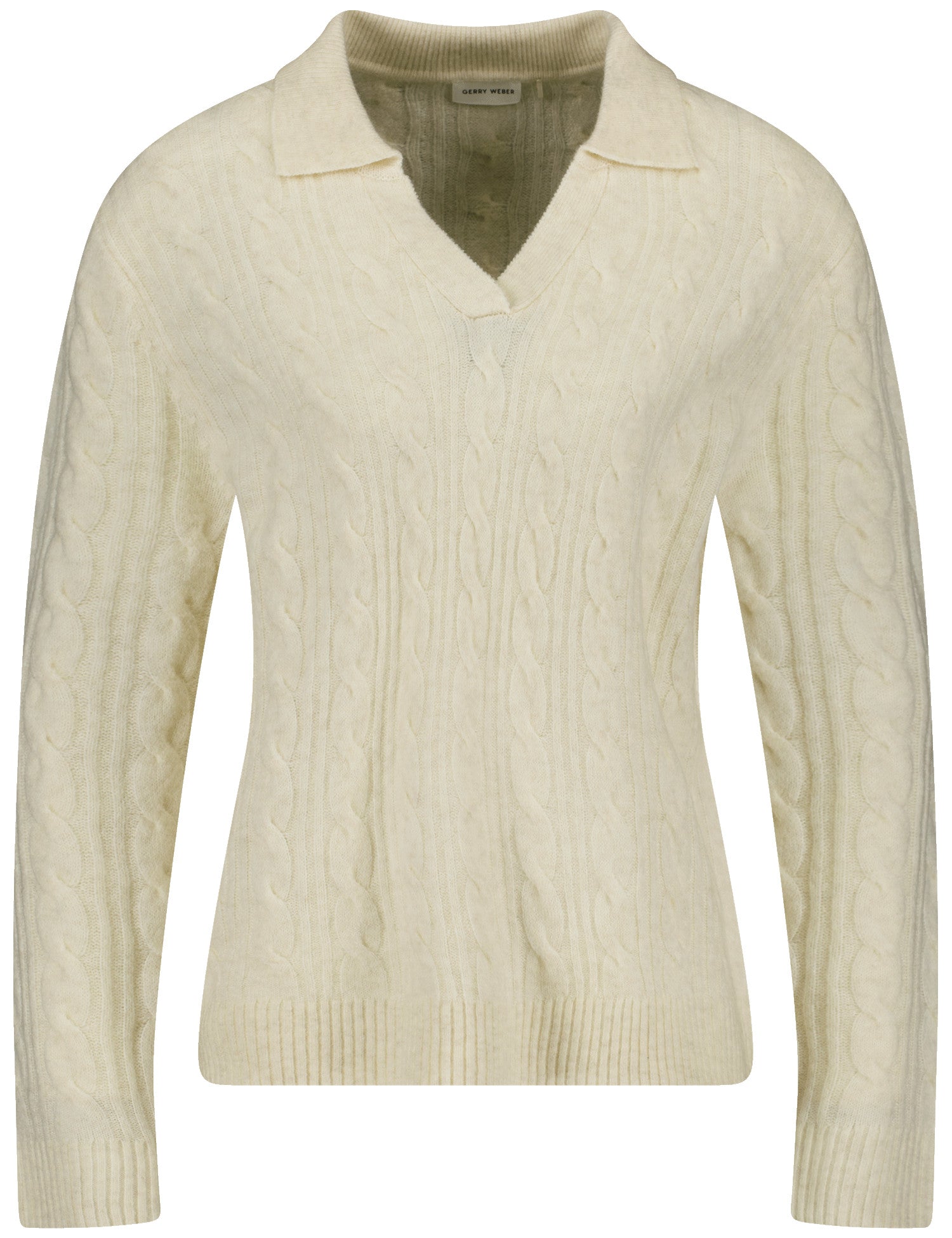 PULLOVER 1/1 ARM ANTIQUE WHITE MELANGE Bild 1