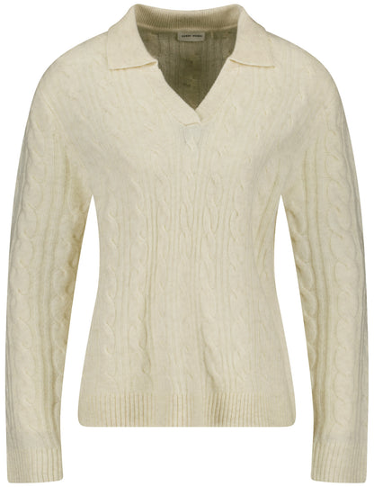 PULLOVER 1/1 ARM ANTIQUE WHITE MELANGE Bild 1