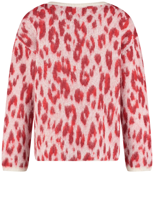 PULLOVER 1/1 ARM OFF WHITE/CHERRY/CHALK PINK Bild 2