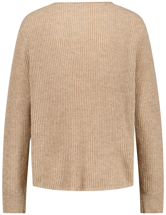 PULLOVER 1/1 ARM TAUPE-MELANGE Bild 2