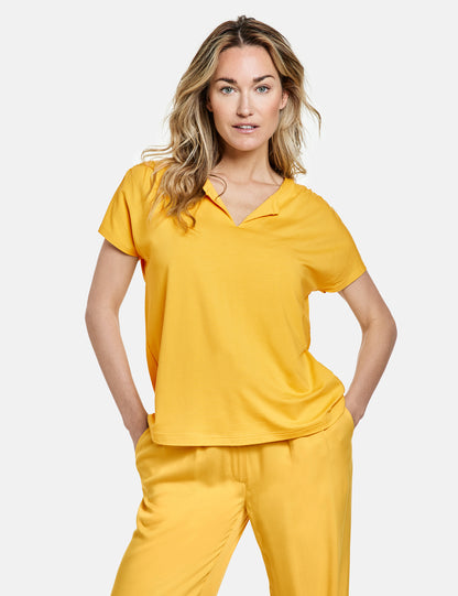 Shirt mit Kräuseldetails EcoVero GINGER Bild 3