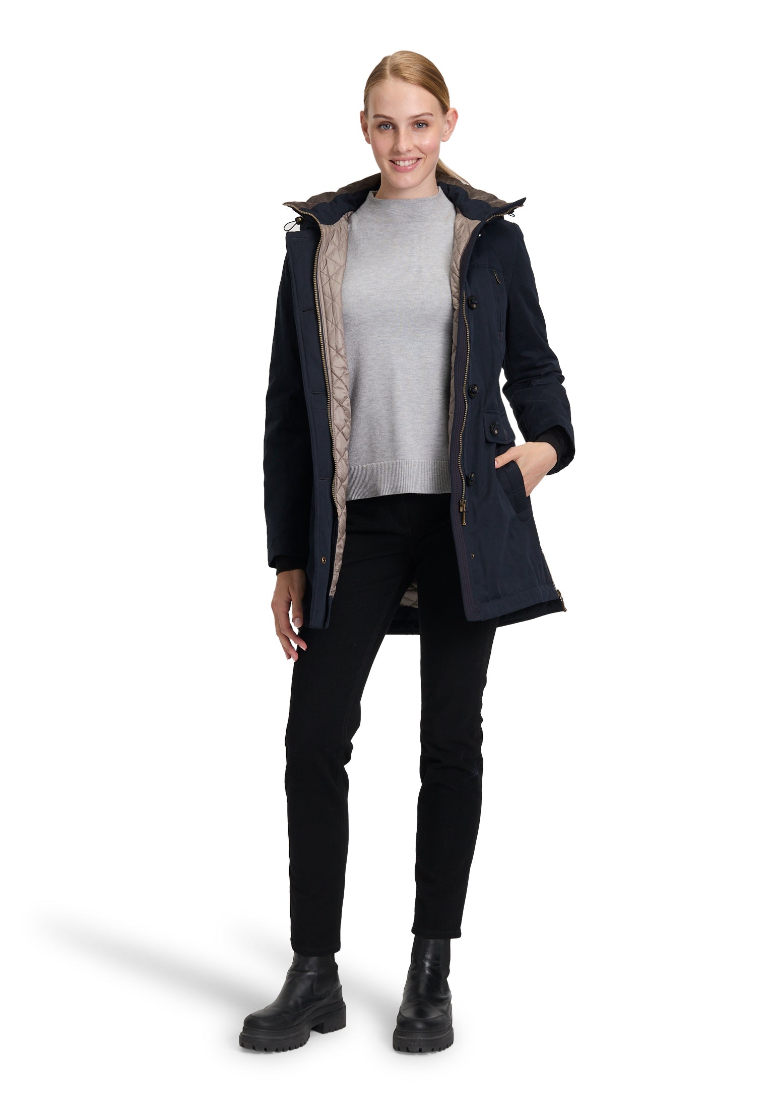 Jacke Watte Dark Navy Bild 5