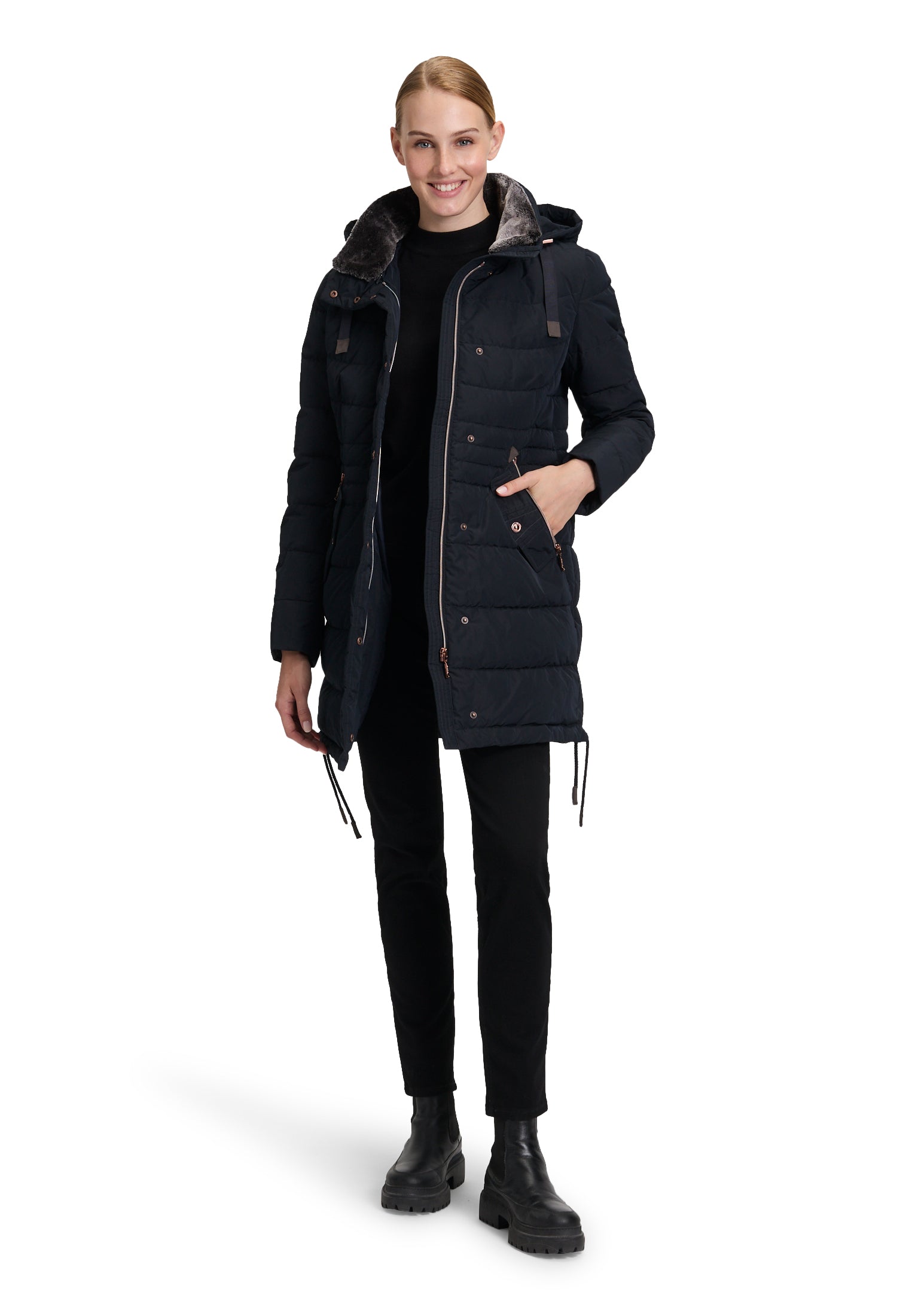 Jacke Watte Dark Navy Bild 5