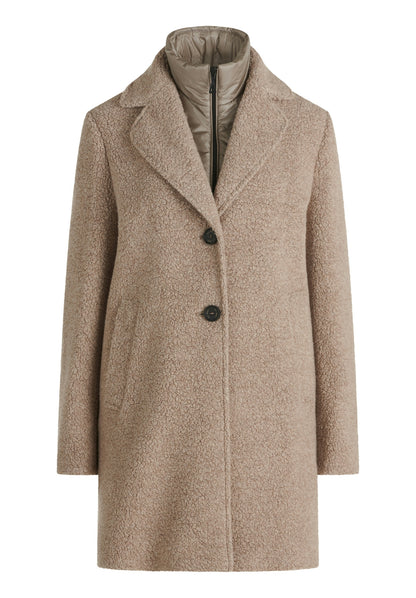 Jacke Wolle Taupe Grey Bild 1