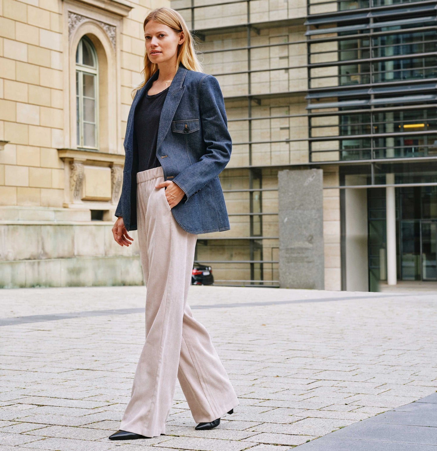 MAC JEANS - CHIARA, Fluid corduroy Trousers MAC Ladie Bild 11