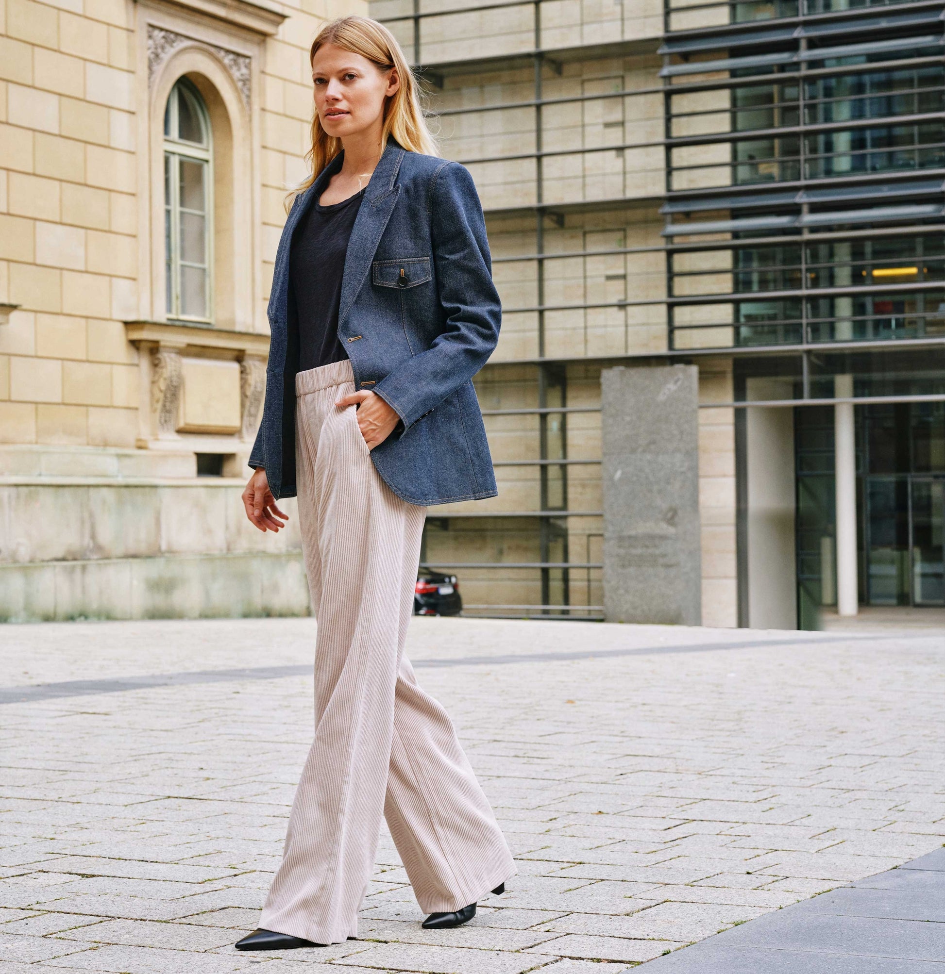 MAC JEANS - CHIARA, Fluid corduroy Trousers MAC Ladie Bild 11