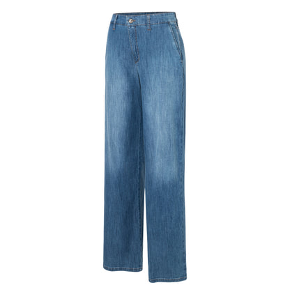 MAC JEANS - CHINO WIDE, Super light denim Trousers MAC Ladie Bild 4