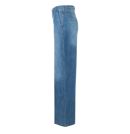 MAC JEANS - CHINO WIDE, Super light denim Trousers MAC Ladie Bild 5