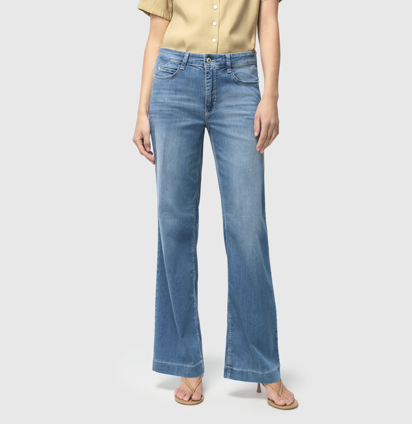 MAC JEANS - DREAM WIDE, DREAM Wonder light Denim Trousers MAC Ladie Bild 9