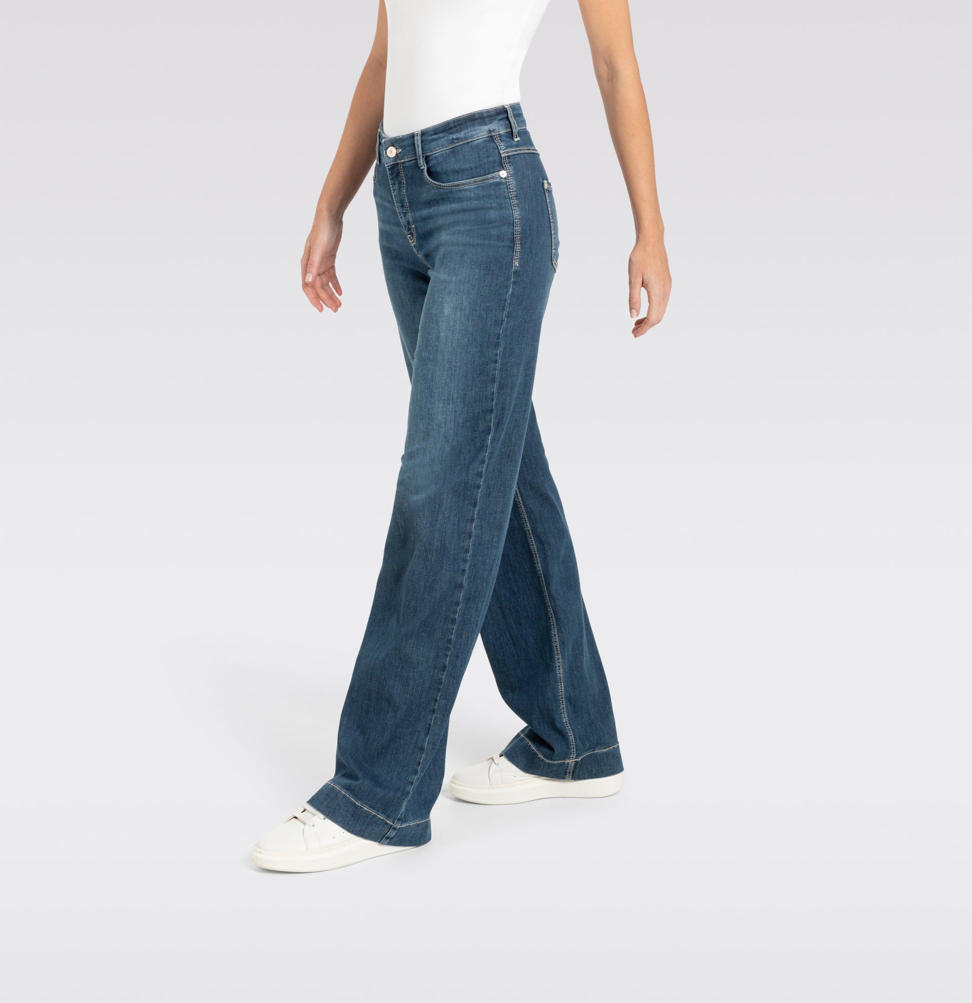 MAC JEANS - DREAM WIDE, DREAM Wonder light Denim Trousers MAC Ladie Bild 10