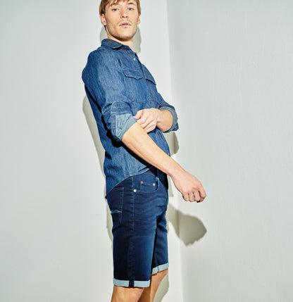 MAC JEANS - Jogn Bermuda, Light Sweat Denim Trousers MAC Men Bild 7