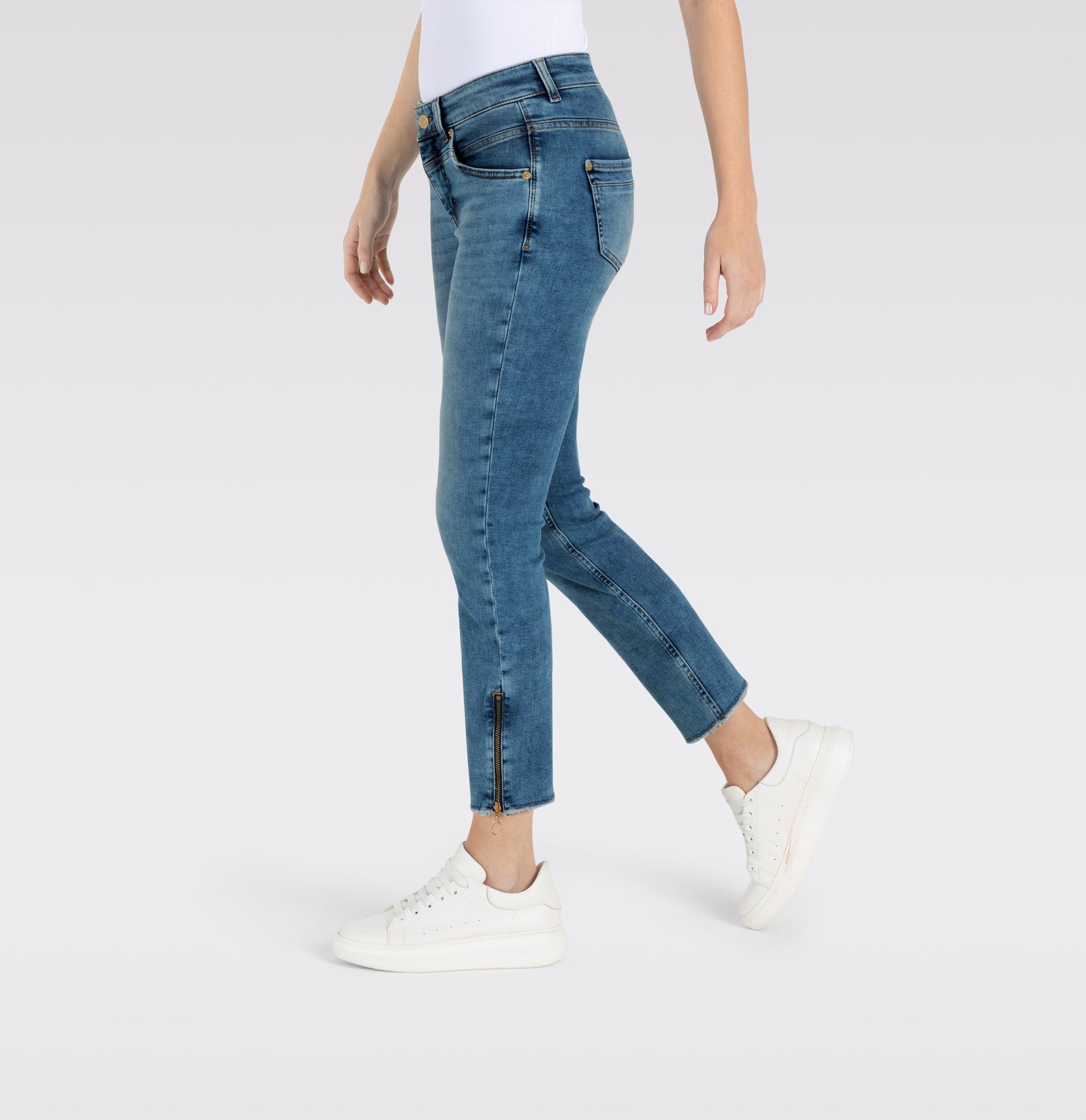 MAC JEANS - RICH SLIM, Light authentic denim Trousers MAC Ladie Bild 10