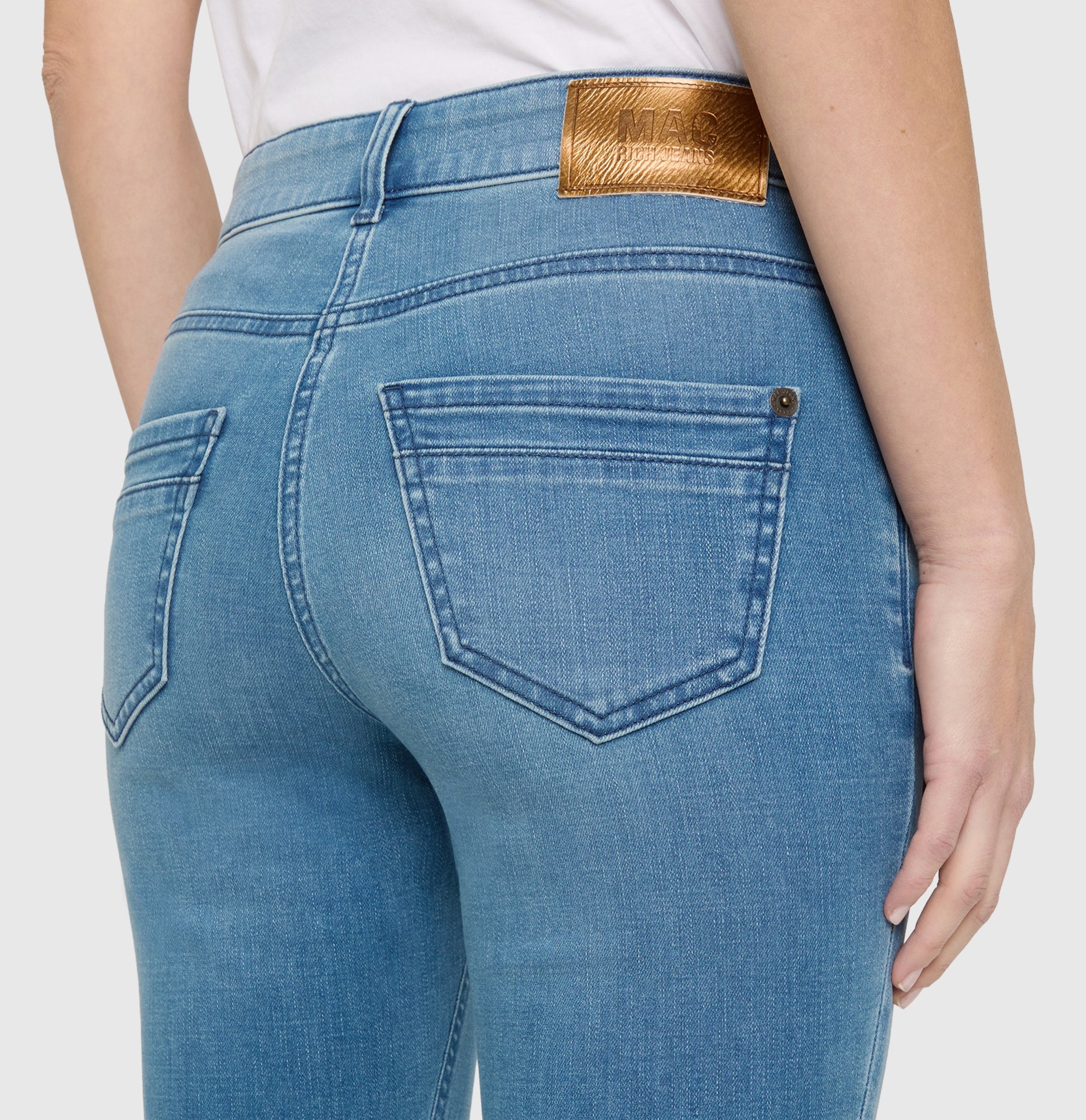 MAC JEANS - RICH SLIM, Light authentic denim Trousers MAC Ladie Bild 10