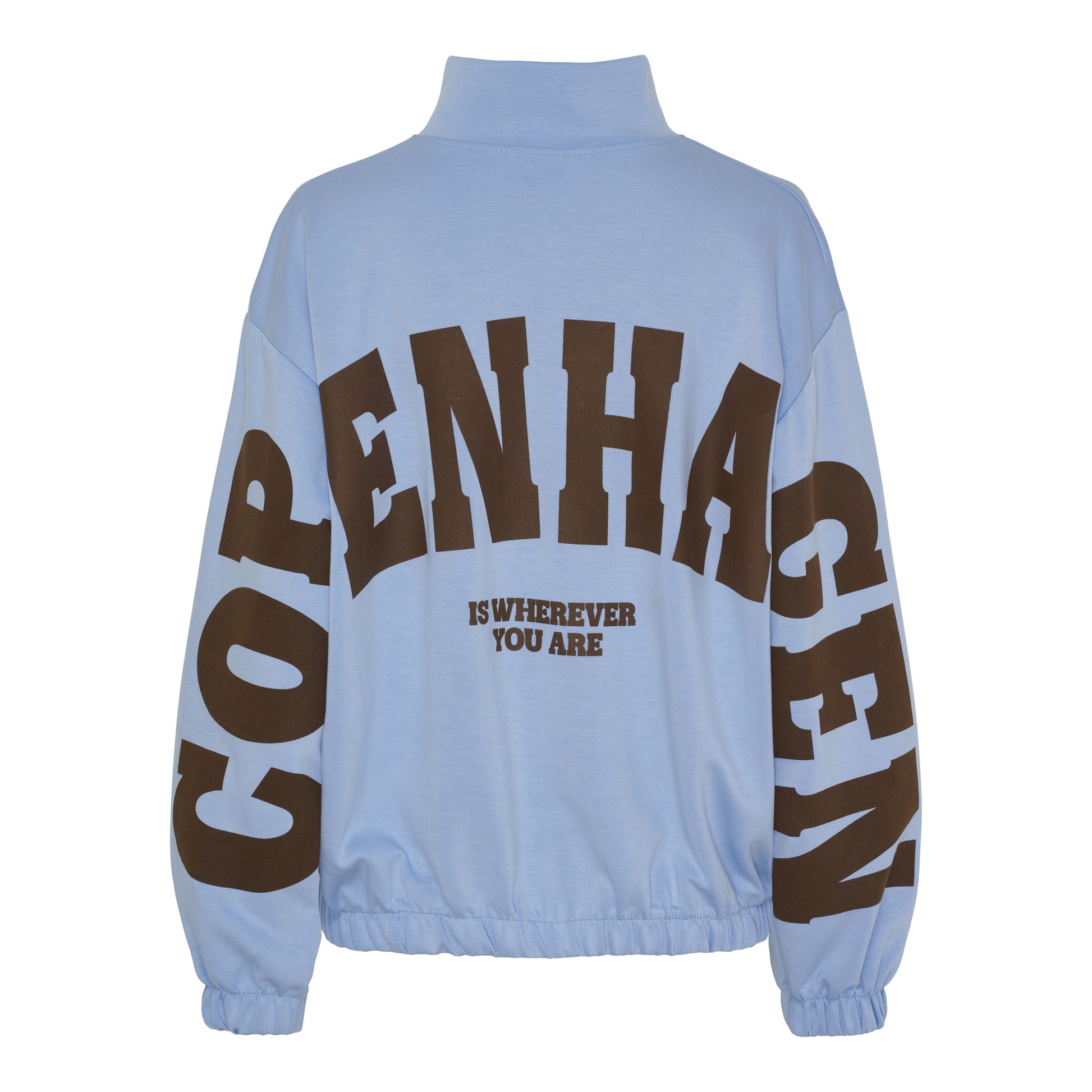 MdcNete Cardigan Sky Blue/Brown Bild 2