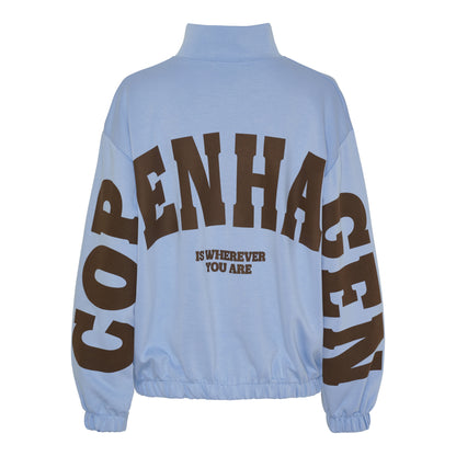 MdcNete Cardigan Sky Blue/Brown Bild 2