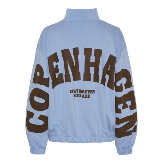 MdcNete Cardigan Sky Blue/Brown Bild 2