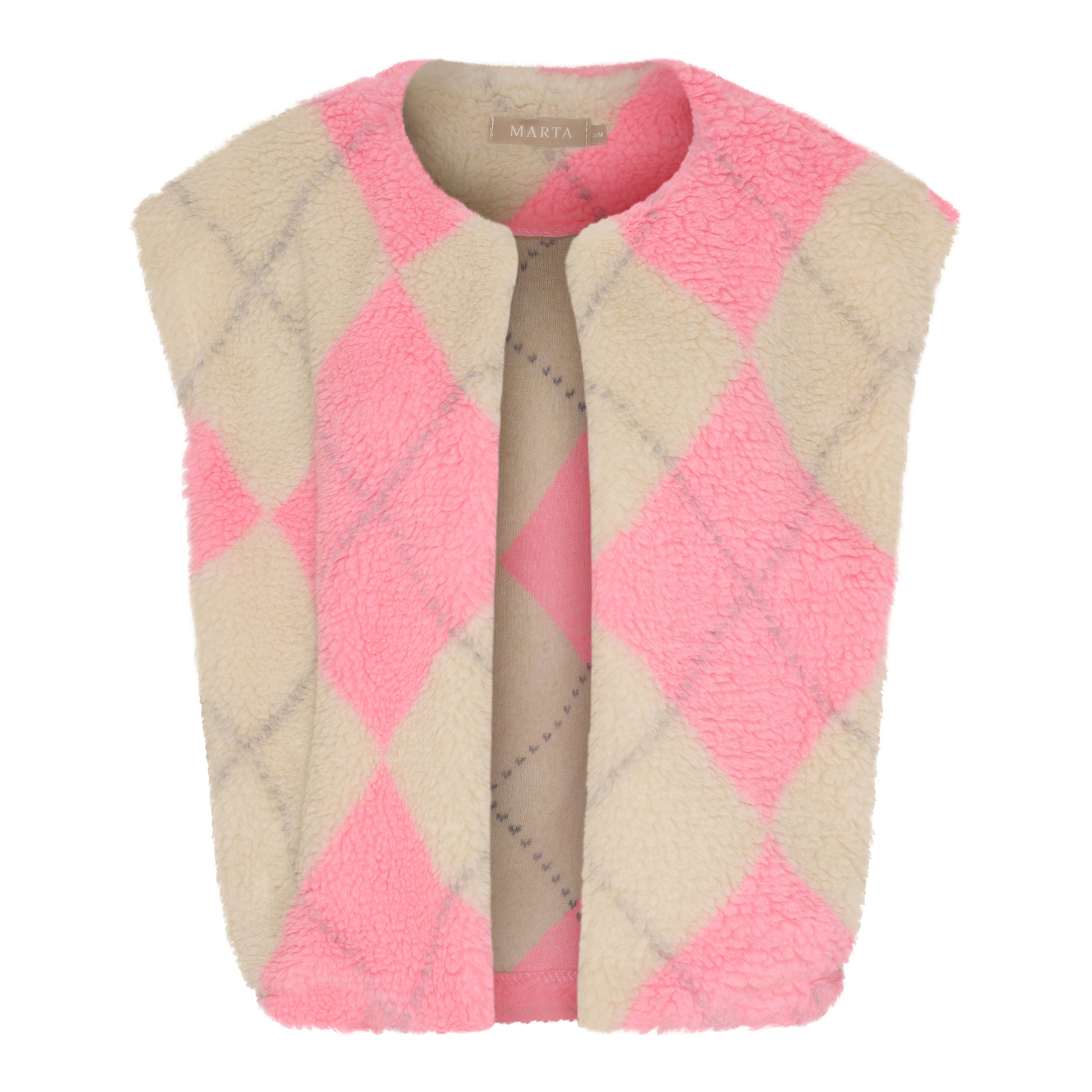 MdcPam Vest Beige/Rose Bild 1