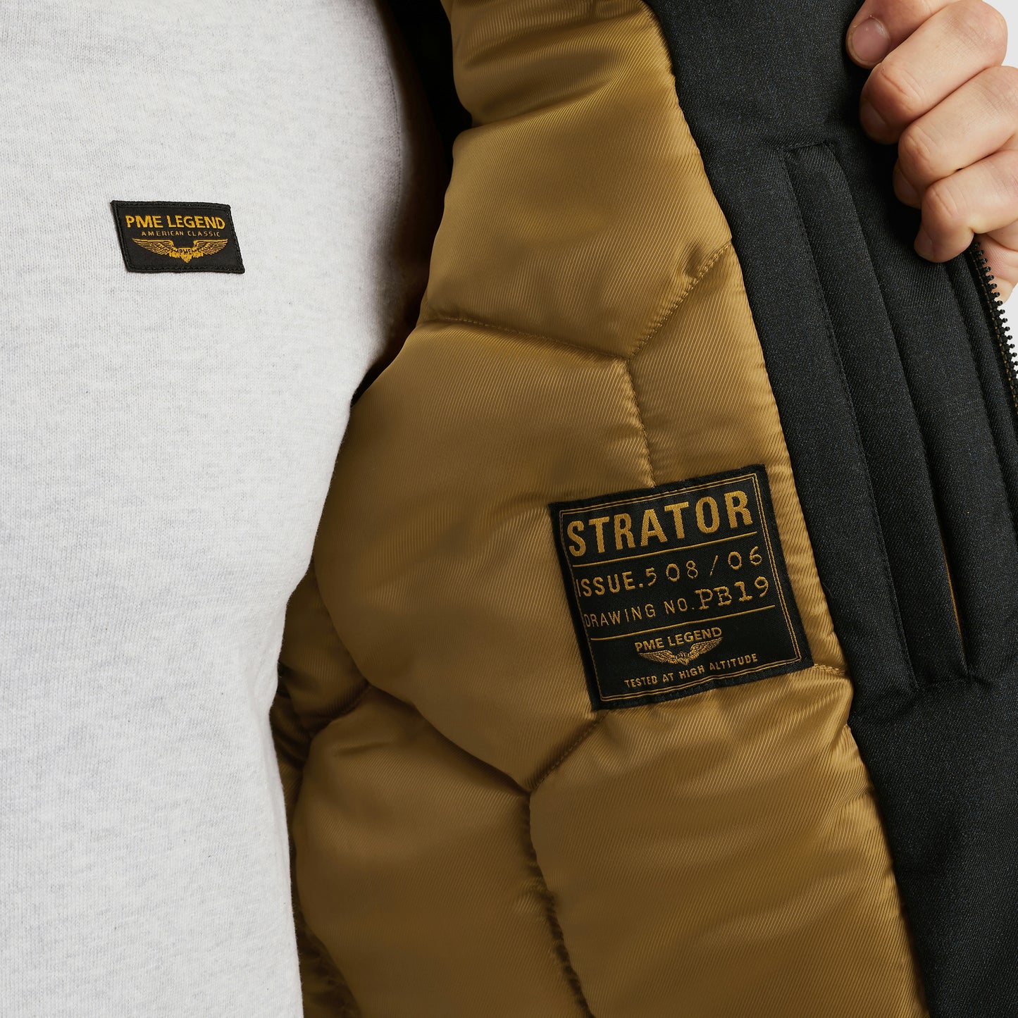 Semi long jacket STRATOR Melange T Collegiate Blue Bild 9