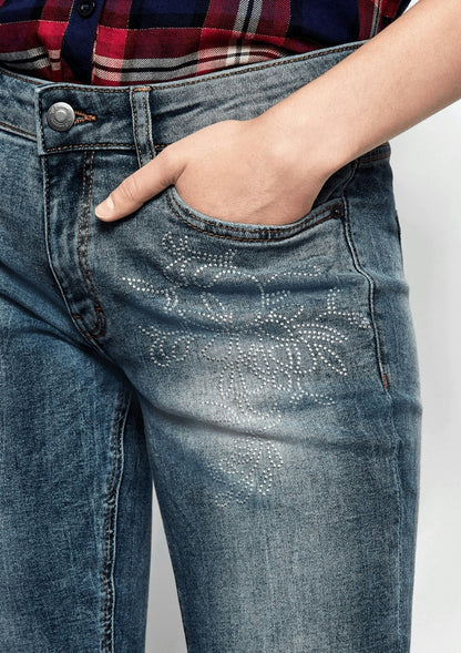 Ankle-Jeans BLUE Bild 5
