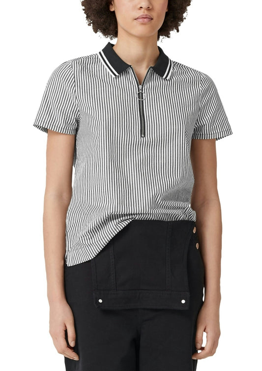 Bluse kurzarm GREY/BLACK Bild 2