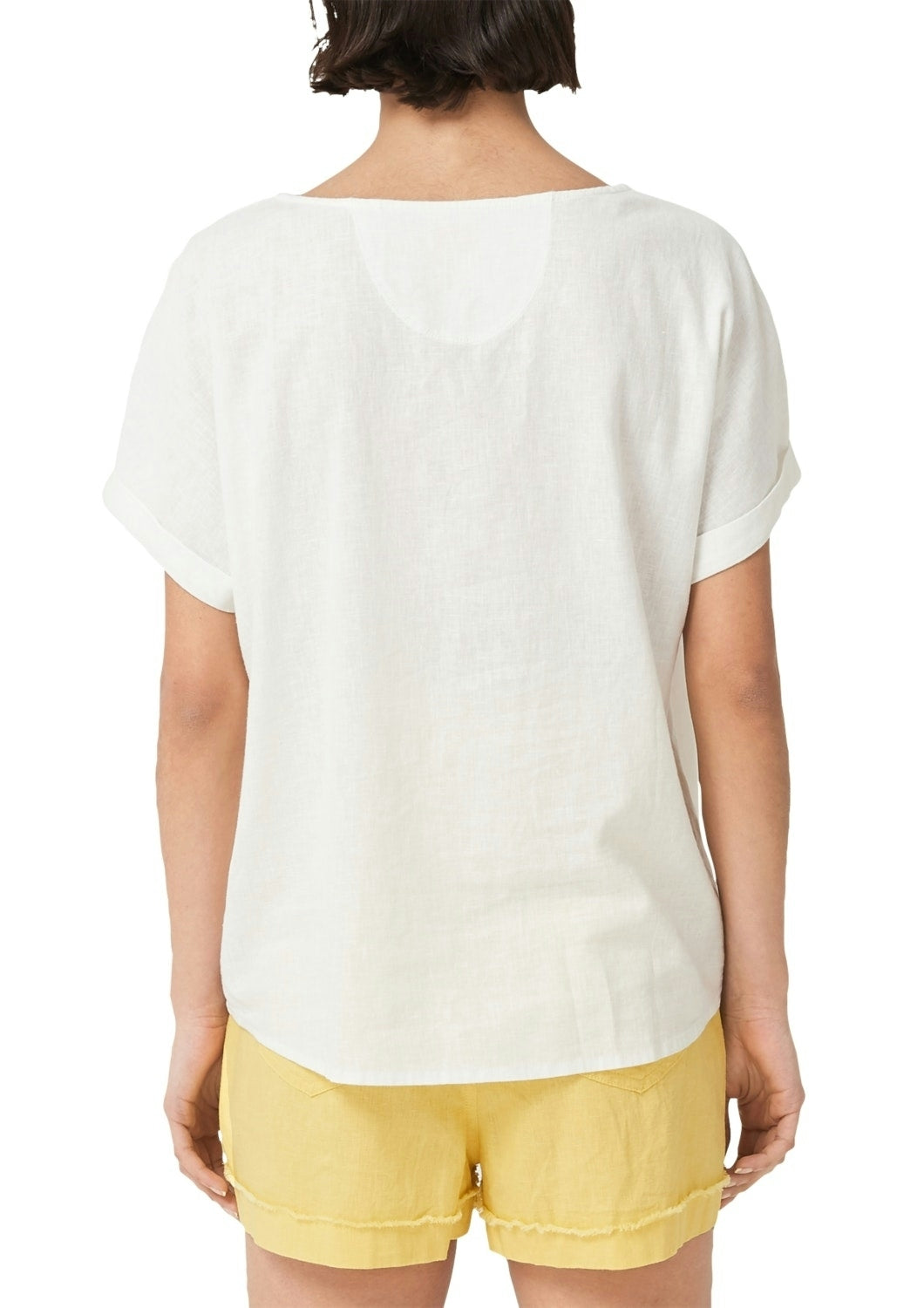 Bluse kurzarm WHITE Bild 3