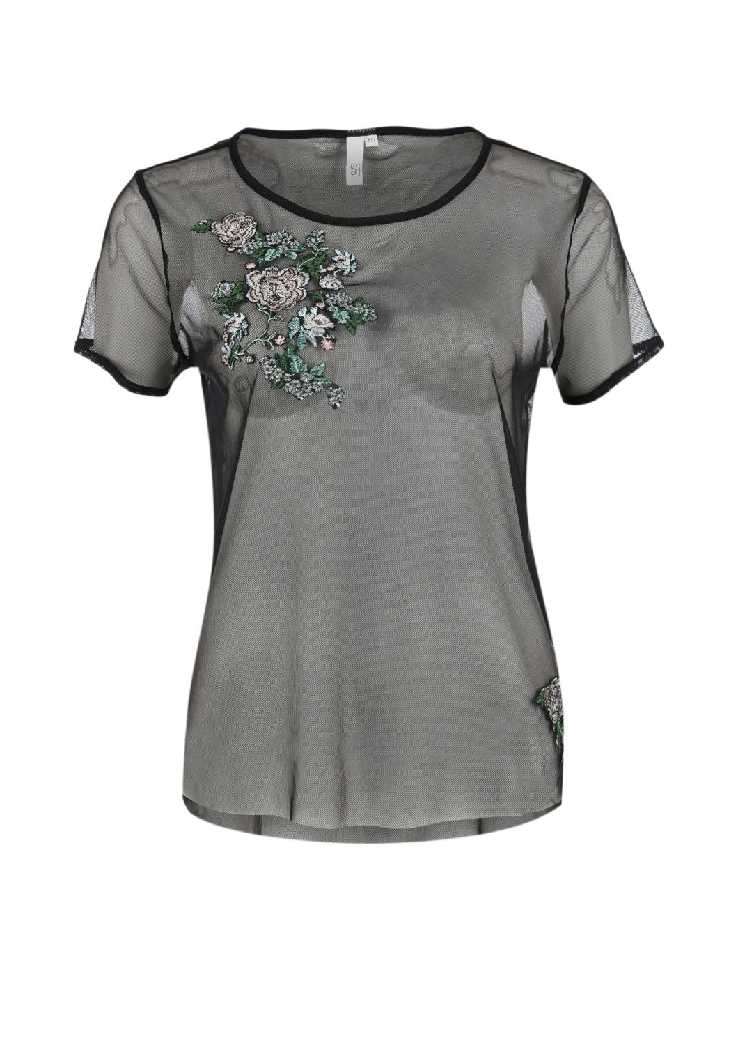 Bluse kurzarm GREY/BLACK Bild 1