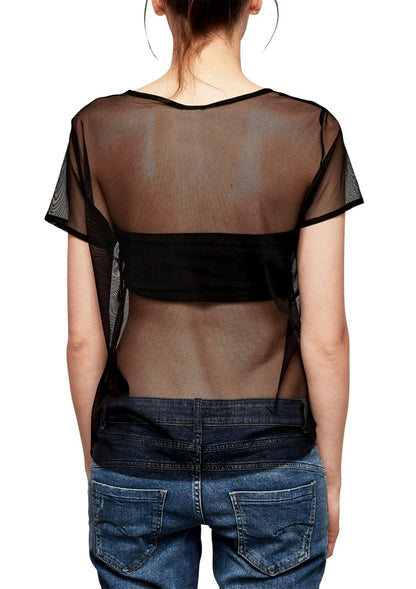 Bluse kurzarm GREY/BLACK Bild 3