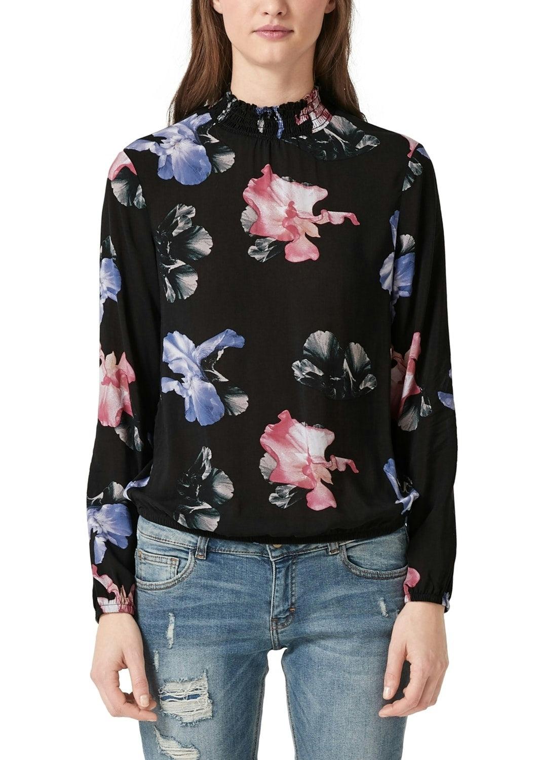 Bluse langarm GREY/BLACK Bild 2