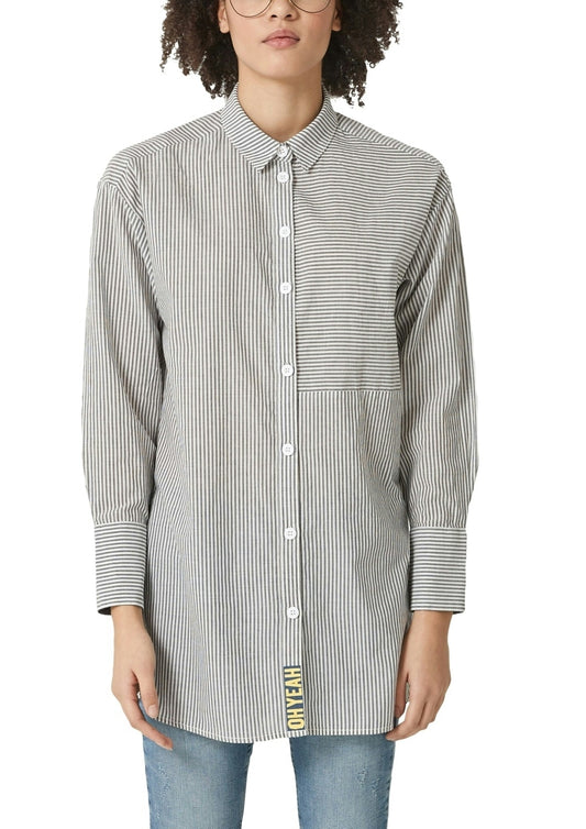 Bluse langarm GREY/BLACK Bild 2