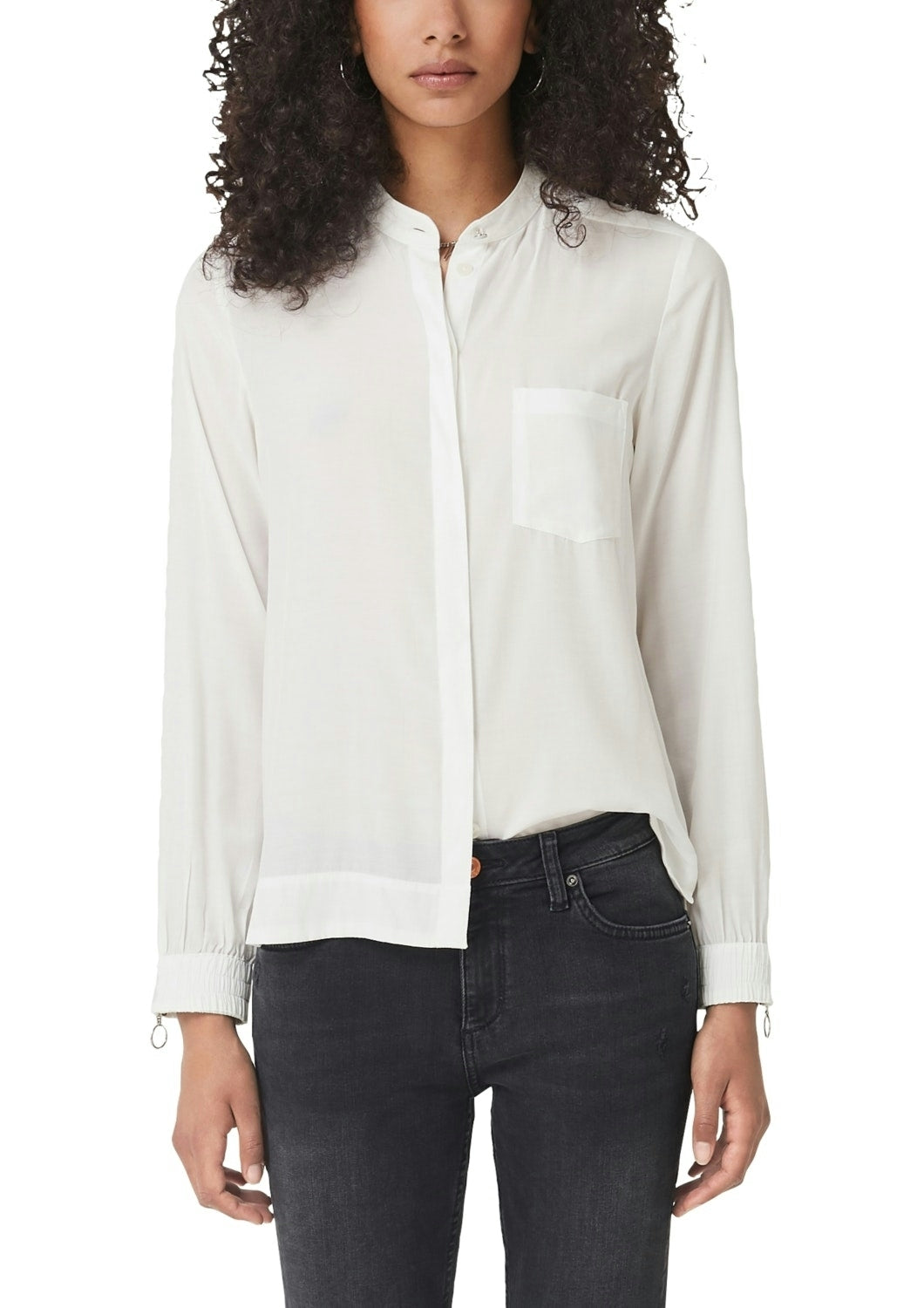 Bluse langarm WHITE Bild 2