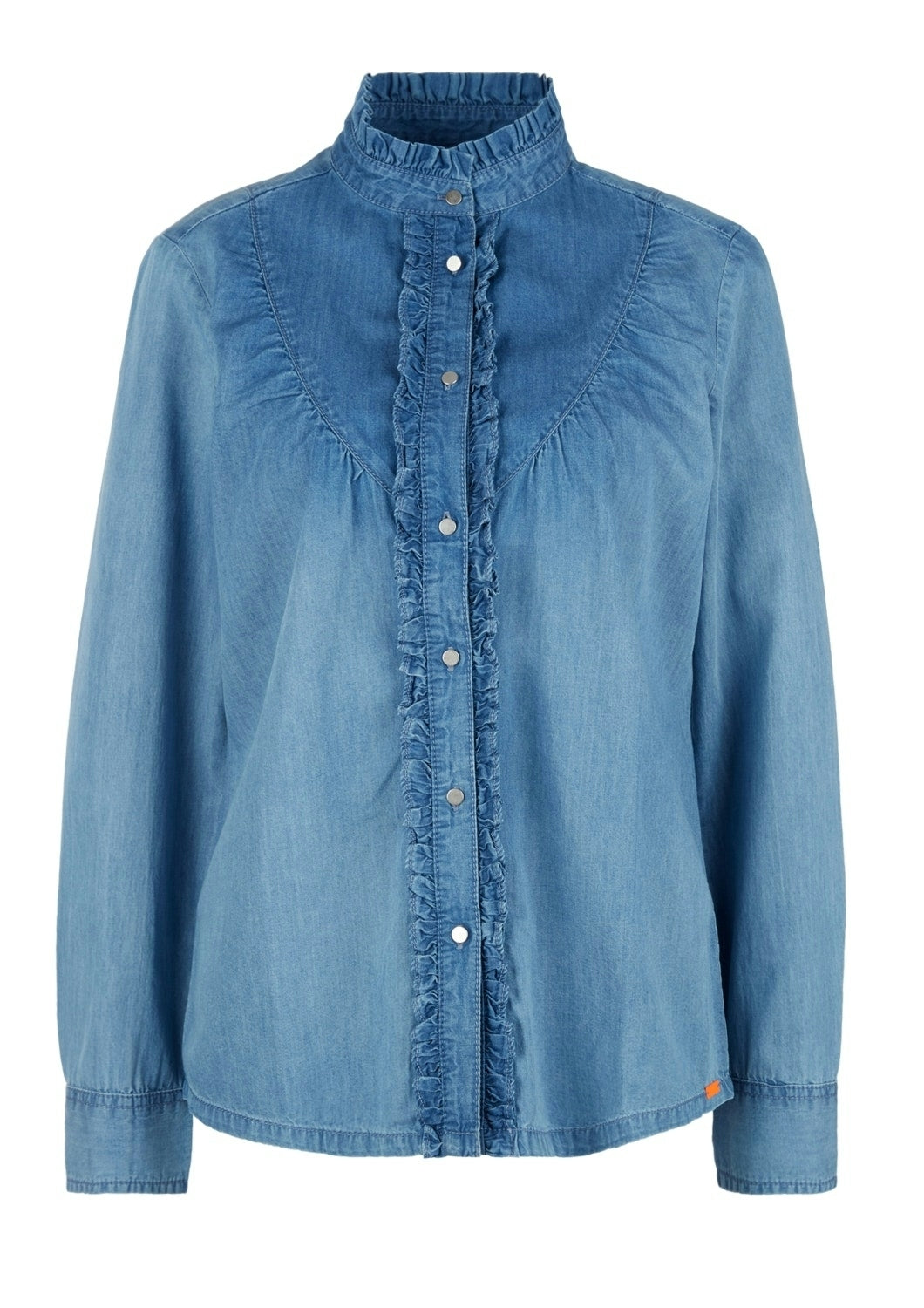 Bluse langarm BLUE Bild 1