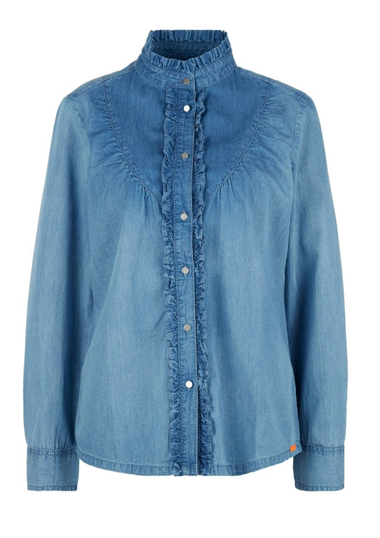 Bluse langarm BLUE Bild 1