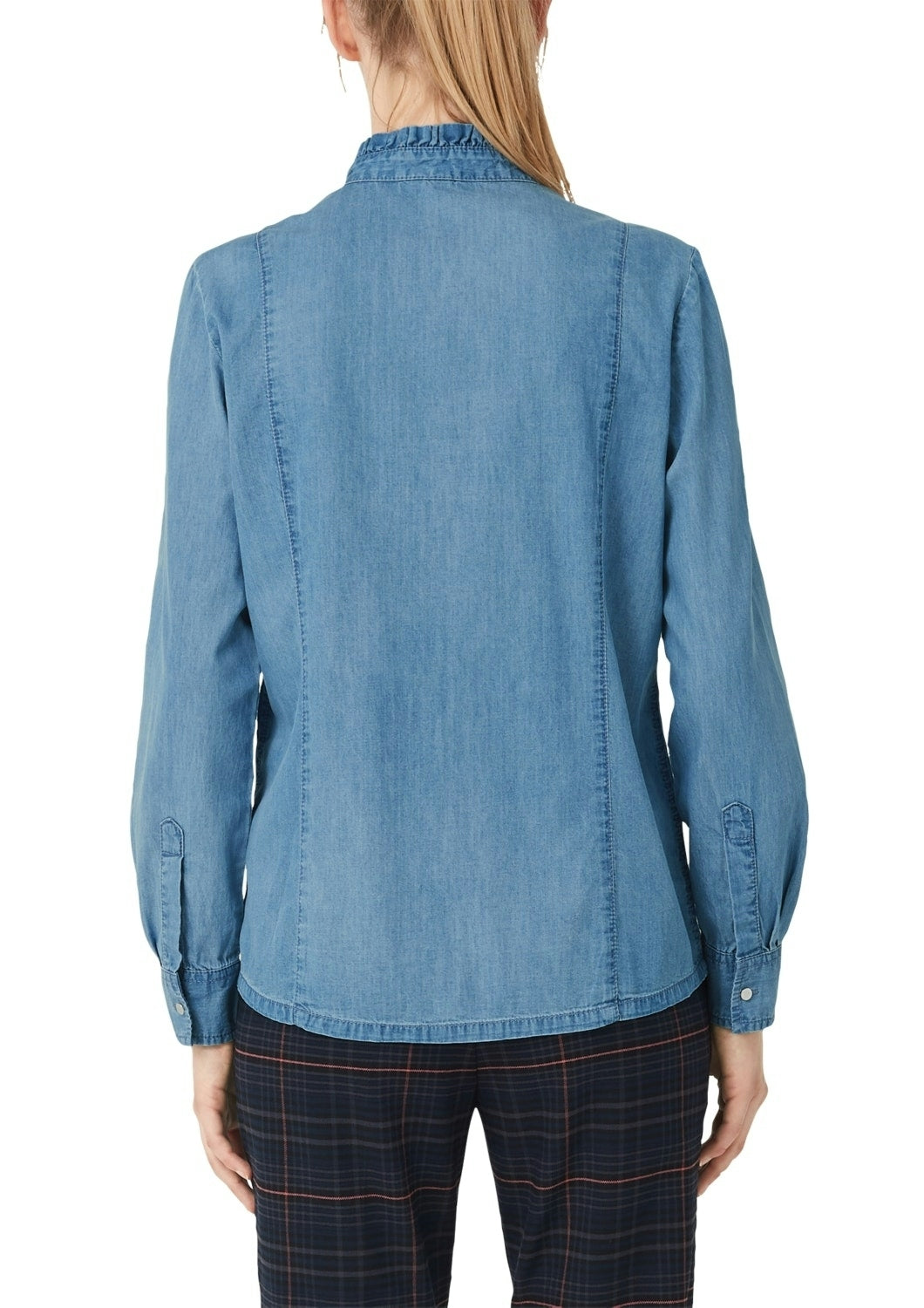 Bluse langarm BLUE Bild 3