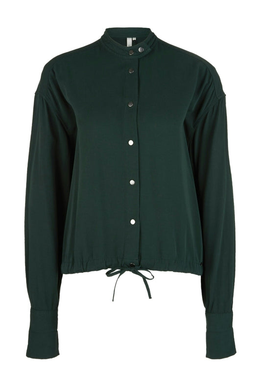 Bluse langarm dark green Bild 1