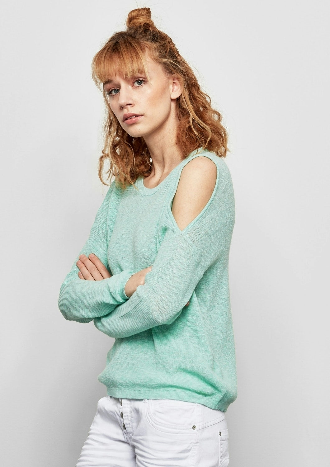 Pullover langarm BLUE GREEN Bild 4