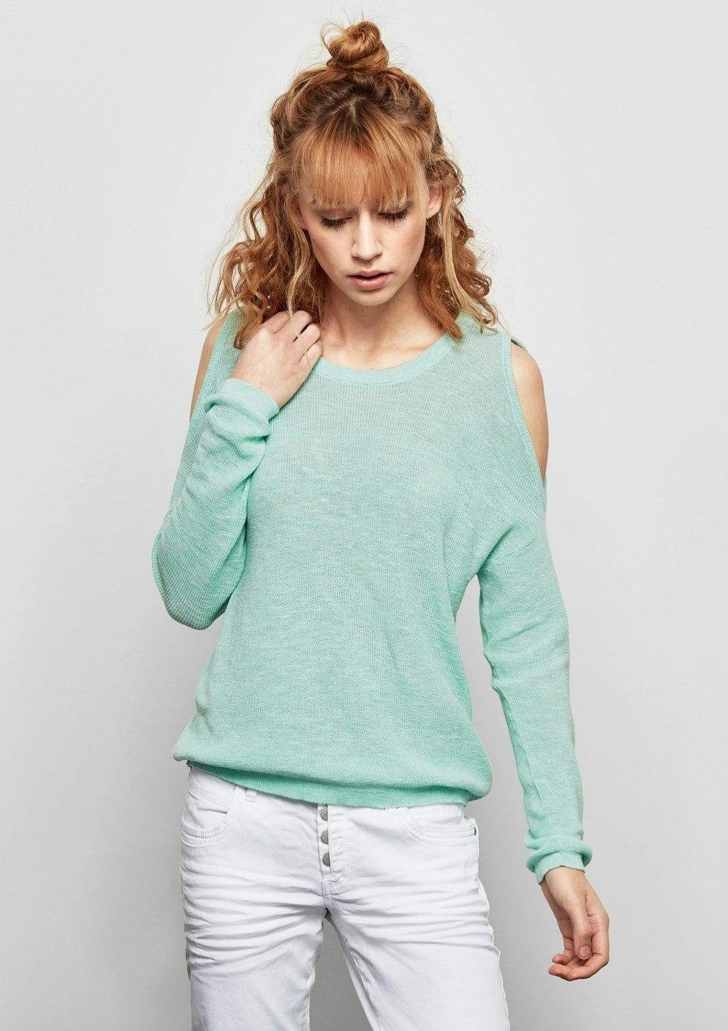 Pullover langarm BLUE GREEN Bild 5
